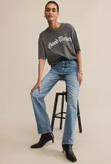 Z Supply Good Times City Tee Charcoal Moon