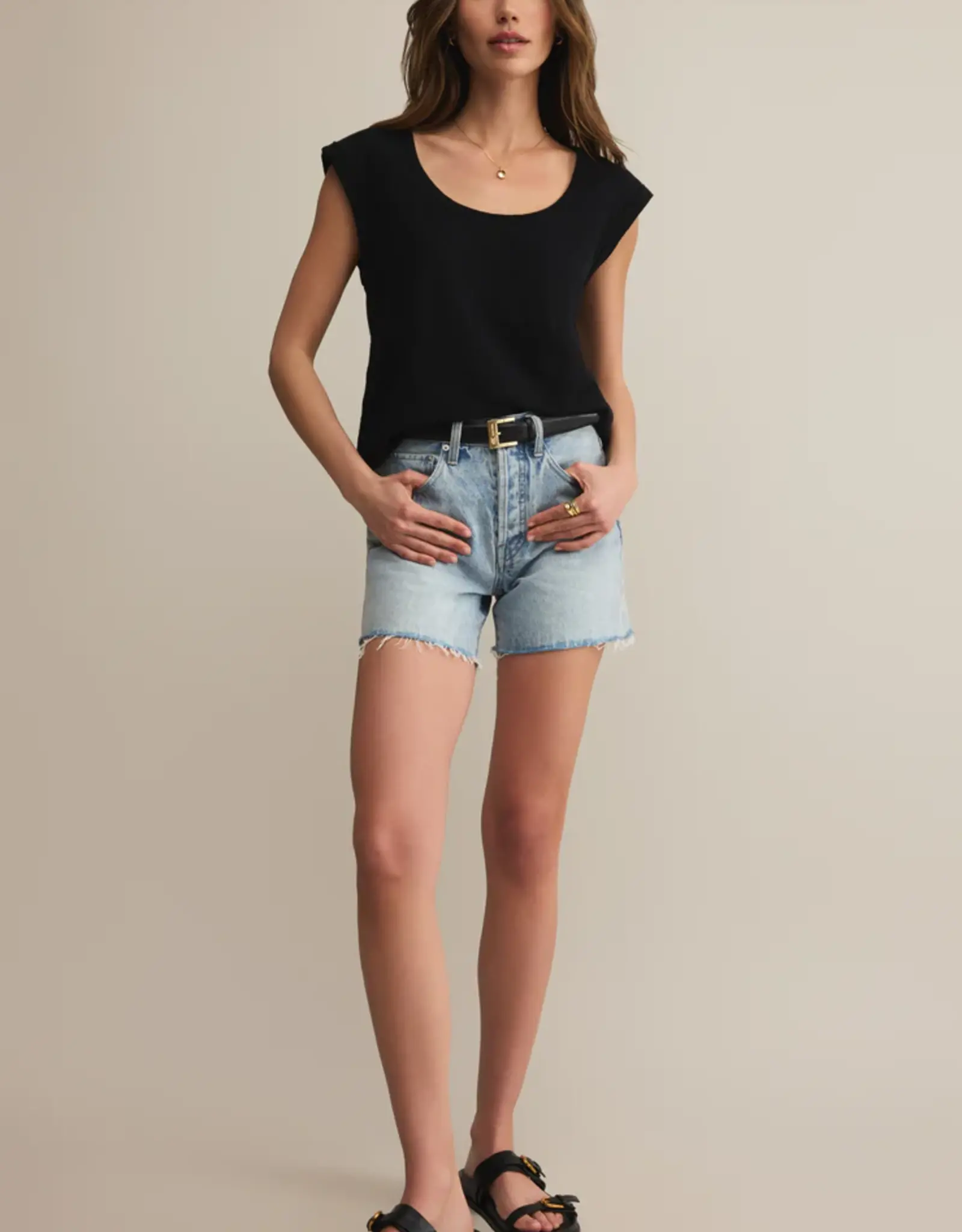 Z Supply Per Diem Tee Black