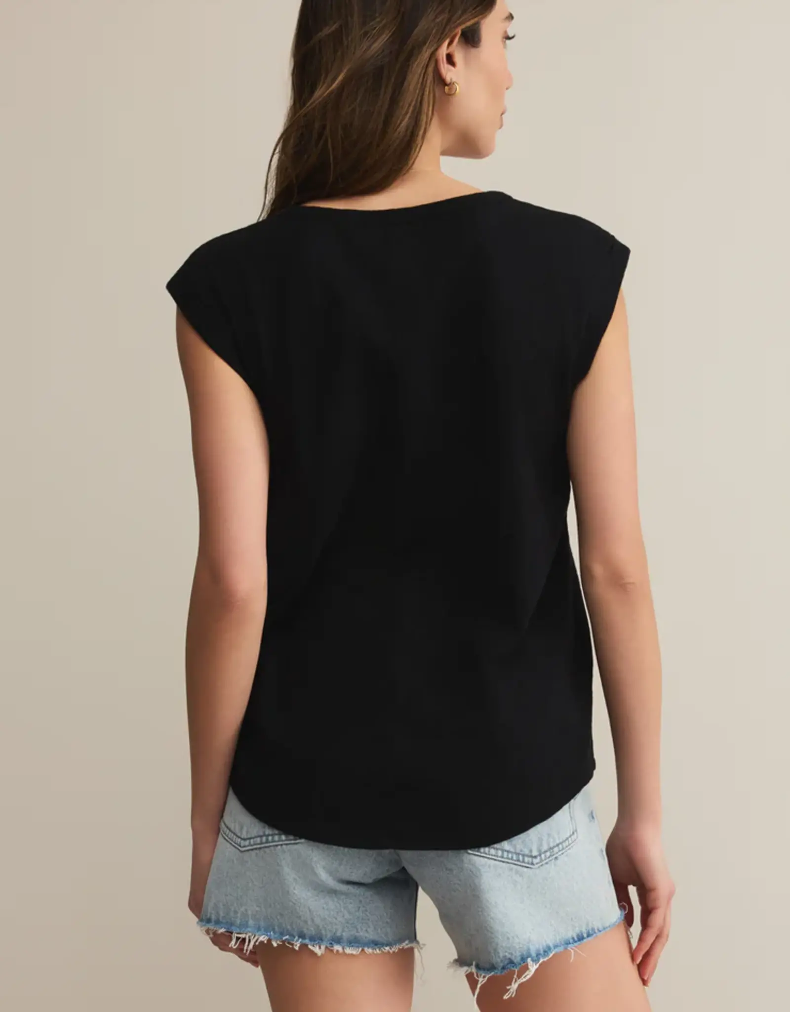 Z Supply Per Diem Tee Black