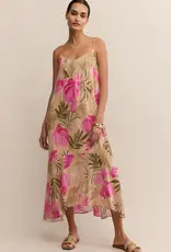 Z Supply Benson Ula Tropical Dress Desert Tan