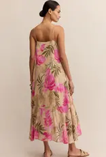 Z Supply Benson Ula Tropical Dress Desert Tan