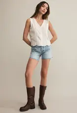 Z Supply Tomi Embroidered Tank White