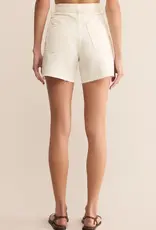 Z Supply Porter Denim Short Off White