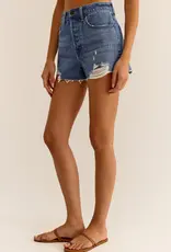 Z Supply Denim Short Classic Hi-Rise Vintage Indigo