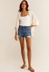 Z Supply Denim Short Classic Hi-Rise Vintage Indigo