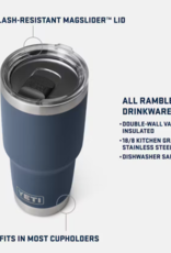 Rambler 30oz Tumbler Magslider Papaya