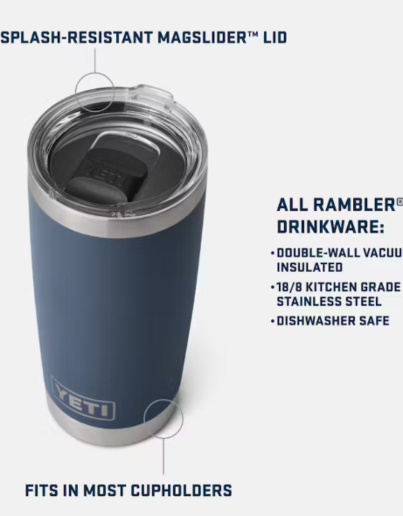 Rambler 20oz Tumbler Ultramarine Violet