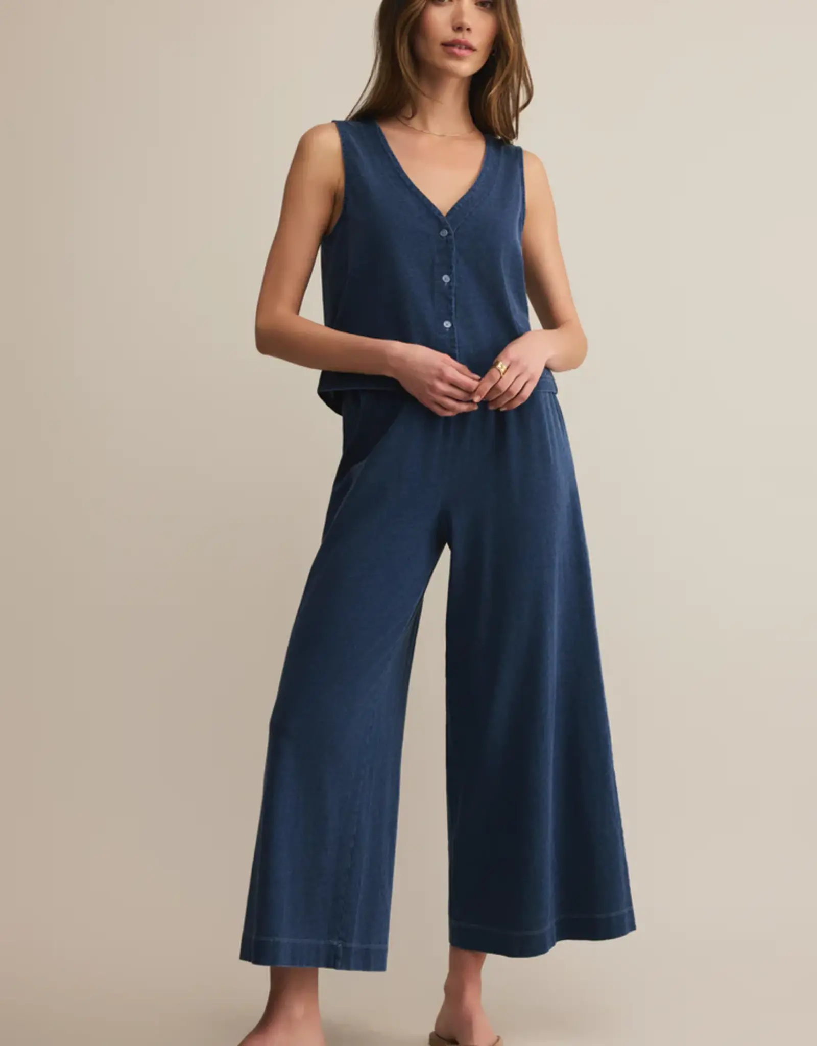 Z Supply Scout Jersey Denim Pant Indigo