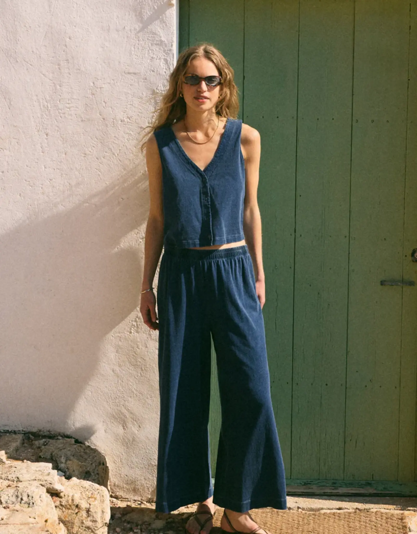 Z Supply Scout Jersey Denim Pant Indigo