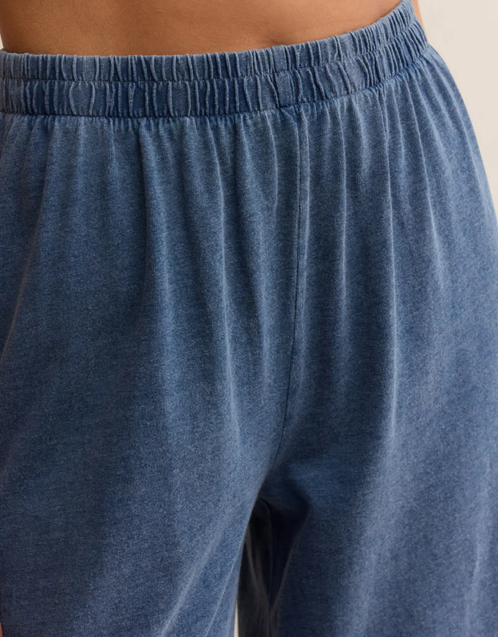 Z Supply Scout Jersey Denim Pant Vintage Indigo