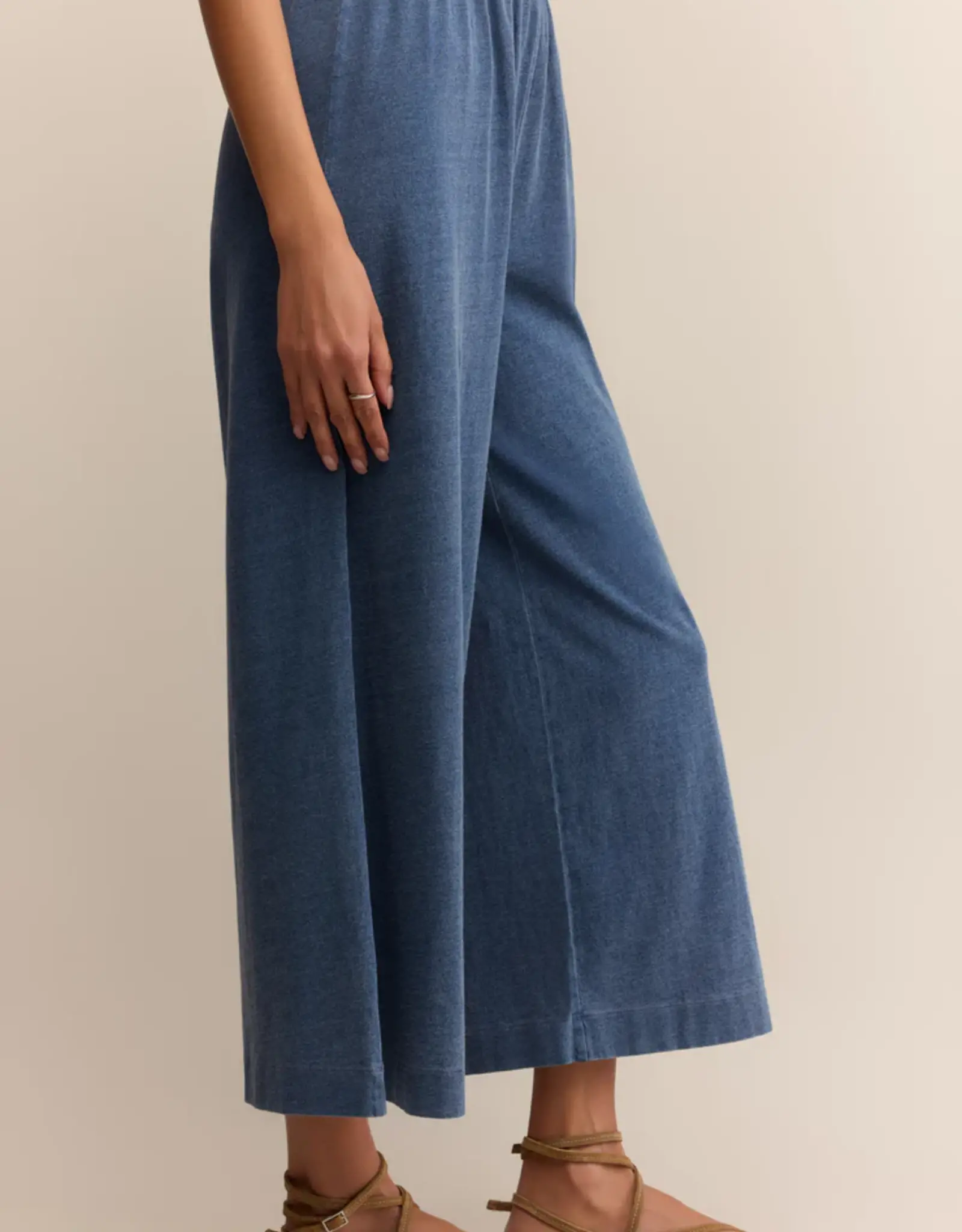 Z Supply Scout Jersey Denim Pant Vintage Indigo