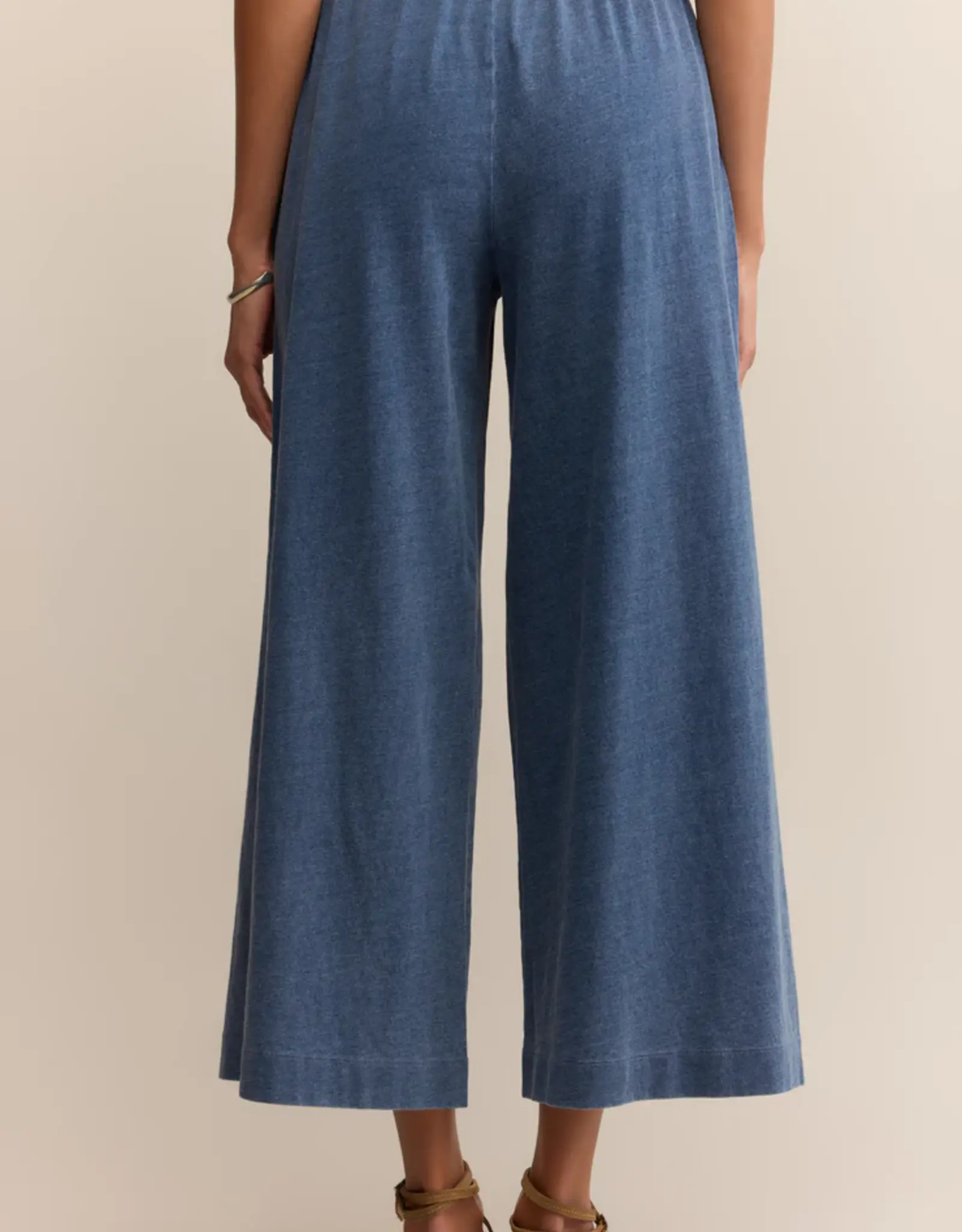 Z Supply Scout Jersey Denim Pant Vintage Indigo