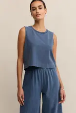 Z Supply Sloane Jersey Denim Muscle Vintage Indigo Z Supply Sloane Jersey Denim Muscle Vintage Indigo