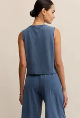 Z Supply Sloane Jersey Denim Muscle Vintage Indigo Z Supply Sloane Jersey Denim Muscle Vintage Indigo