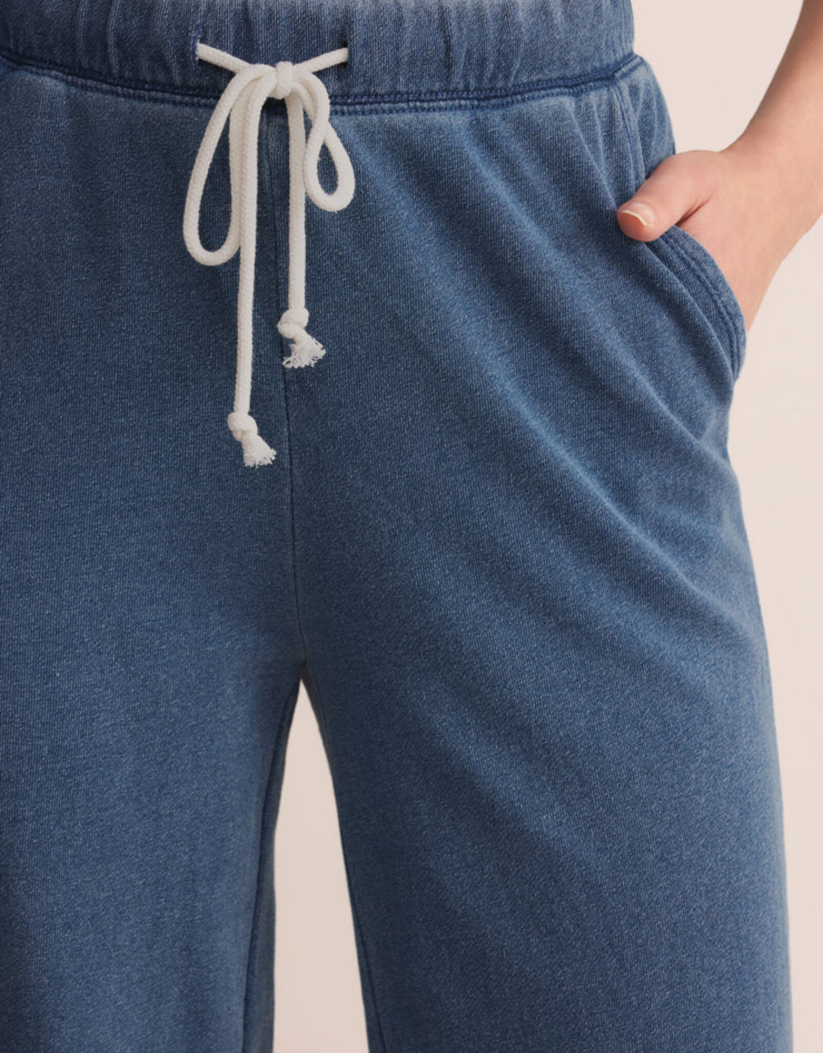 Z Supply Hunter Knit Denim Pant Vintage Indigo