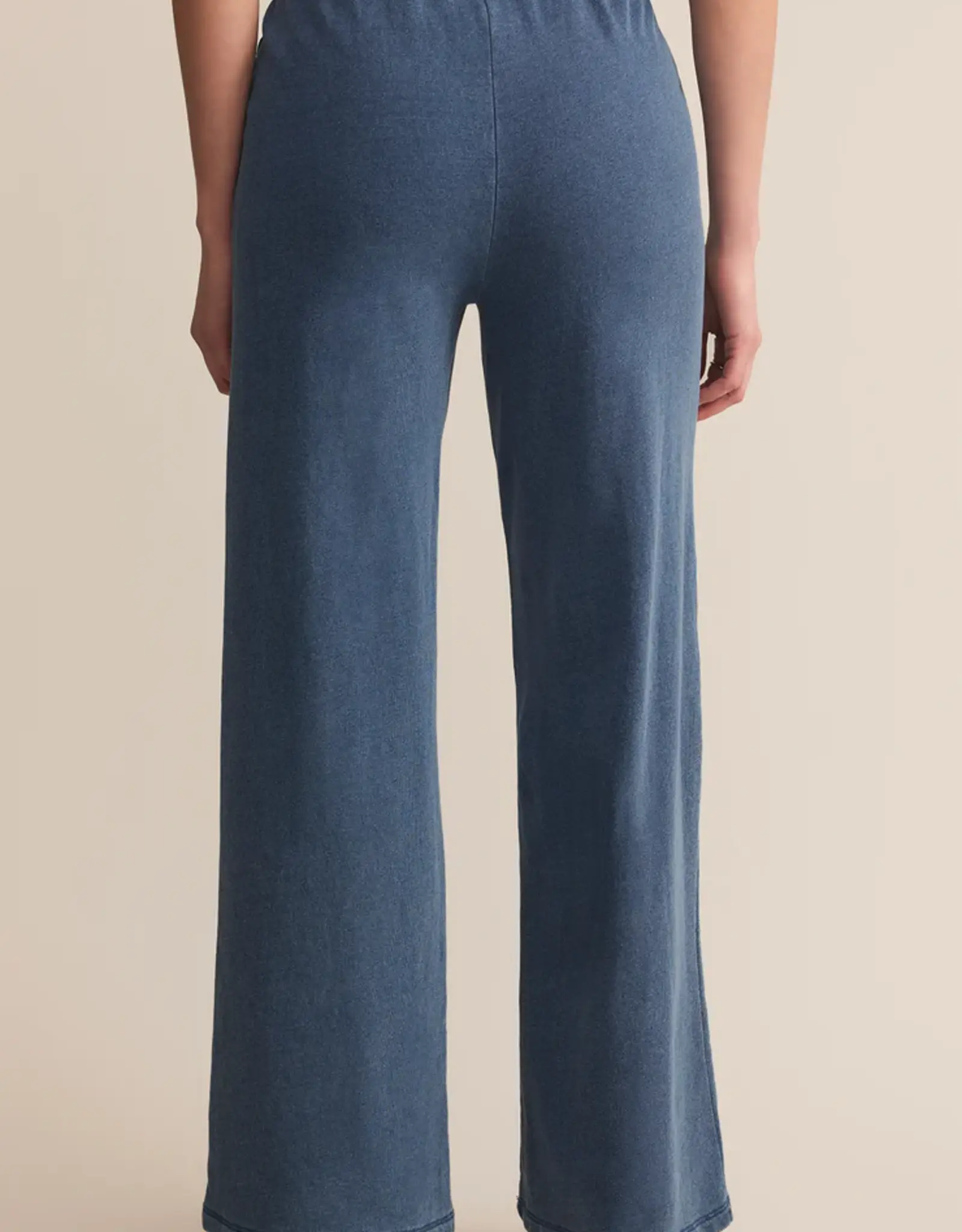 Z Supply Hunter Knit Denim Pant Vintage Indigo