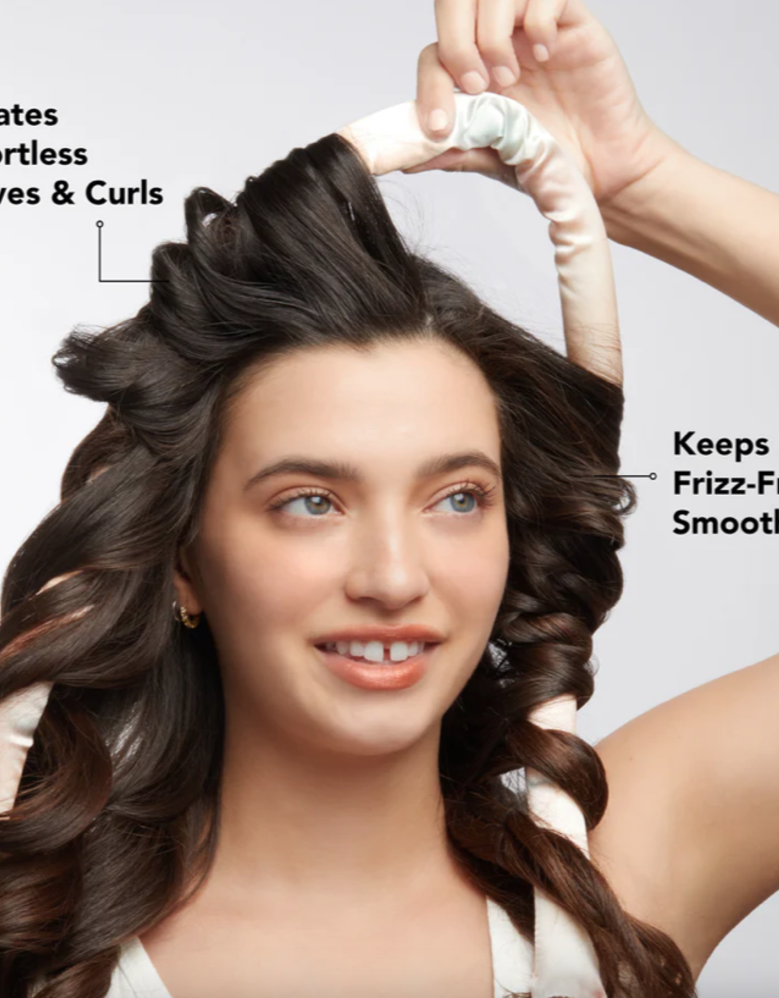 Satin Heatless Curling Set Sunset Tie Dye