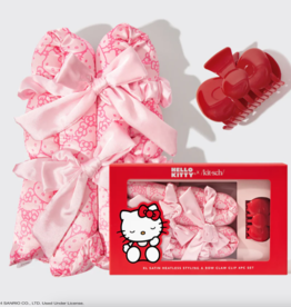 Hello Kitty Satin Heatless Styling & Bow Set 4pc