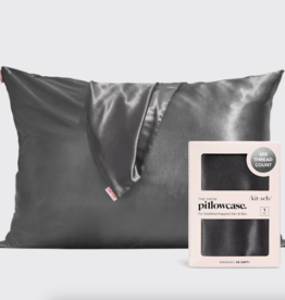 Satin Pillowcase Standard Charcoal