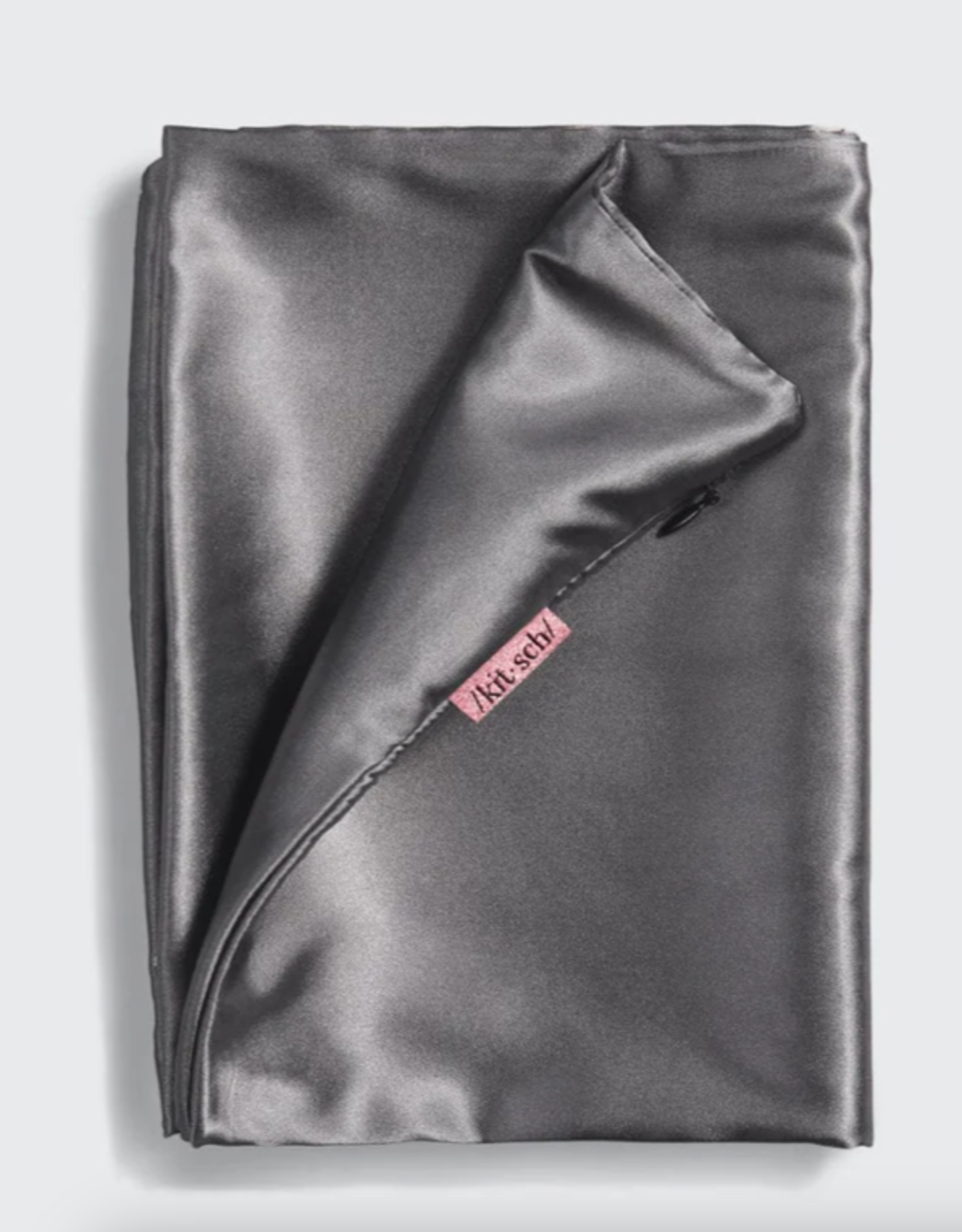 Satin Pillowcase Standard Charcoal