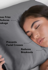 Satin Pillowcase Standard Charcoal