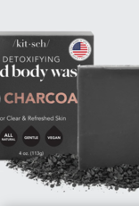 Body Wash Bar Charcoal Detoxifying