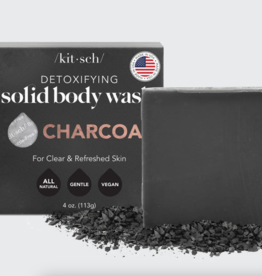 Body Wash Bar Charcoal Detoxifying