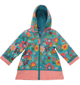 Raincoat Turquoise Floral Raincoat Turquoise Floral