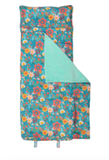 All Over Print Nap Mat Turquoise Floral