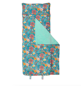 All Over Print Nap Mat Turquoise Floral