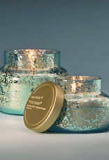 Candle 19oz Blue Textured Mercury Volcano