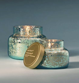 Candle 19oz Blue Textured Mercury Volcano