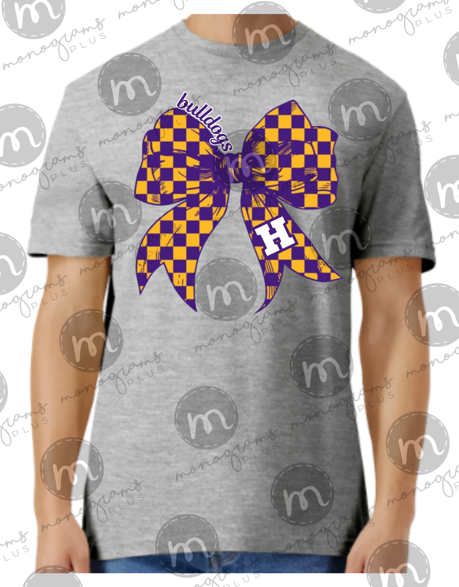 School Spirit Bow Tee