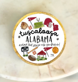 Happy By Rachel Tuscaloosa AL Wood & Enamel Small Tray