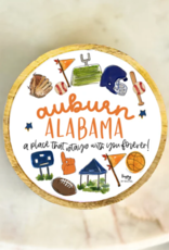 Happy By Rachel Auburn AL Wood & Enamel Small Tray
