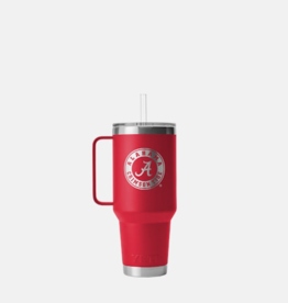 Rambler 42 Straw Mug Red Alabama