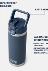 Rambler 18oz Straw Bottle Cherry Blossom