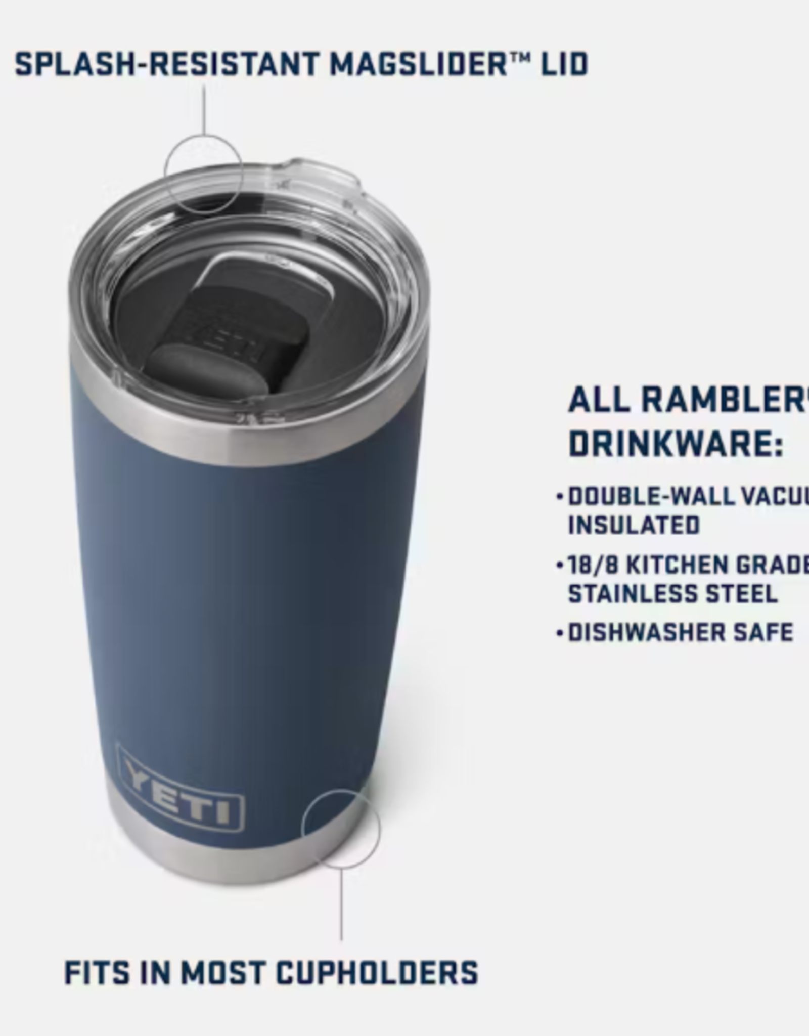 Rambler 20oz Tumbler Cherry Blossom