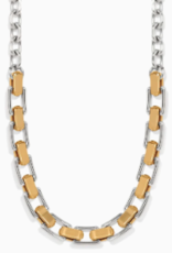 Mosaic Two Tone Links Necklace