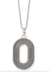 Ferrara Siena Silver Oval Necklace