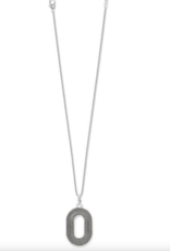 Ferrara Siena Silver Oval Necklace