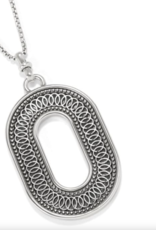 Ferrara Siena Silver Oval Necklace
