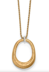 Meridian Geo Open Ring Pendant Necklace