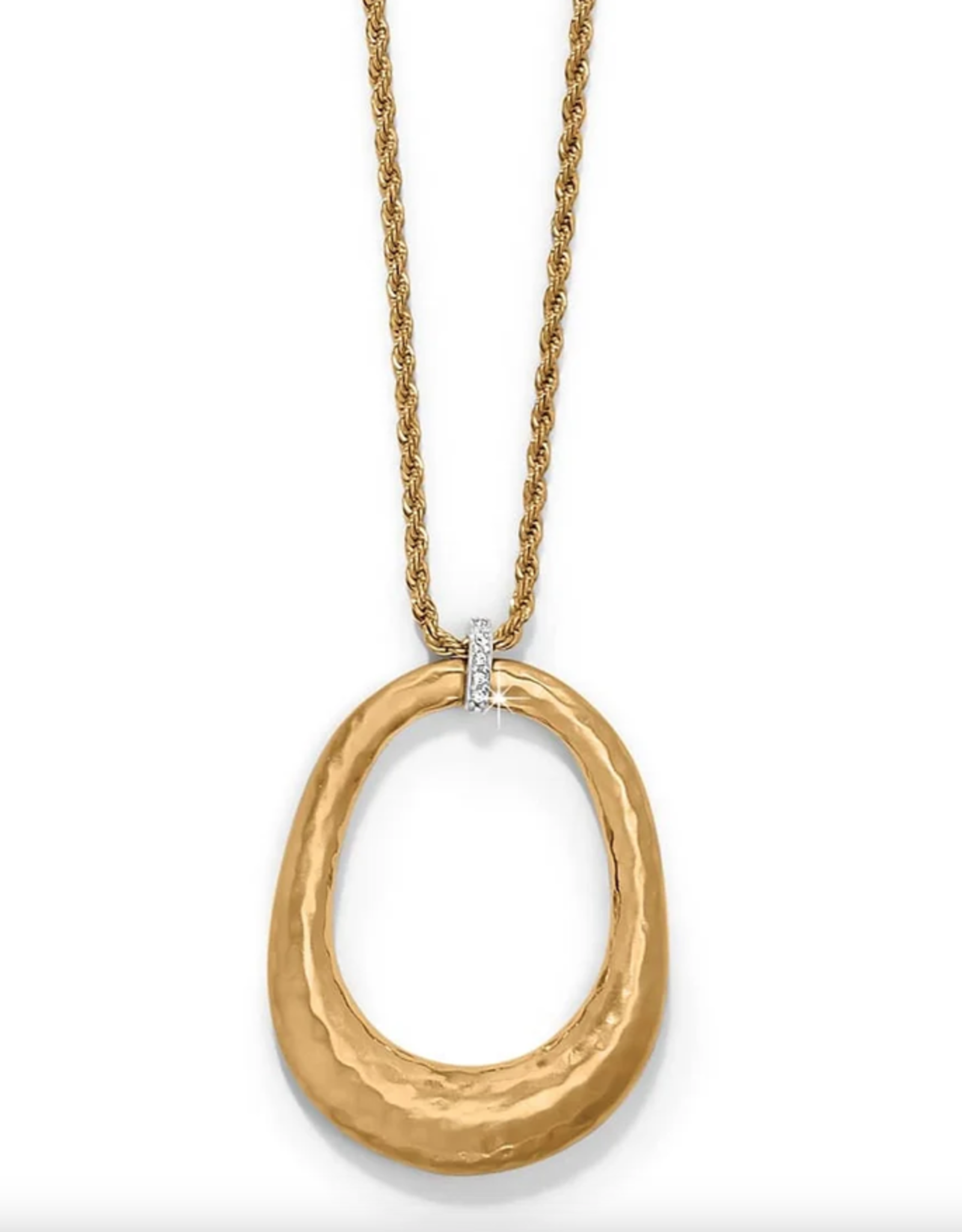 Meridian Geo Open Ring Pendant Necklace