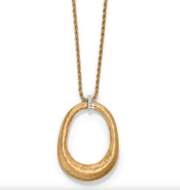 Meridian Geo Open Ring Pendant Necklace