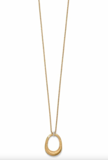 Meridian Geo Open Ring Pendant Necklace