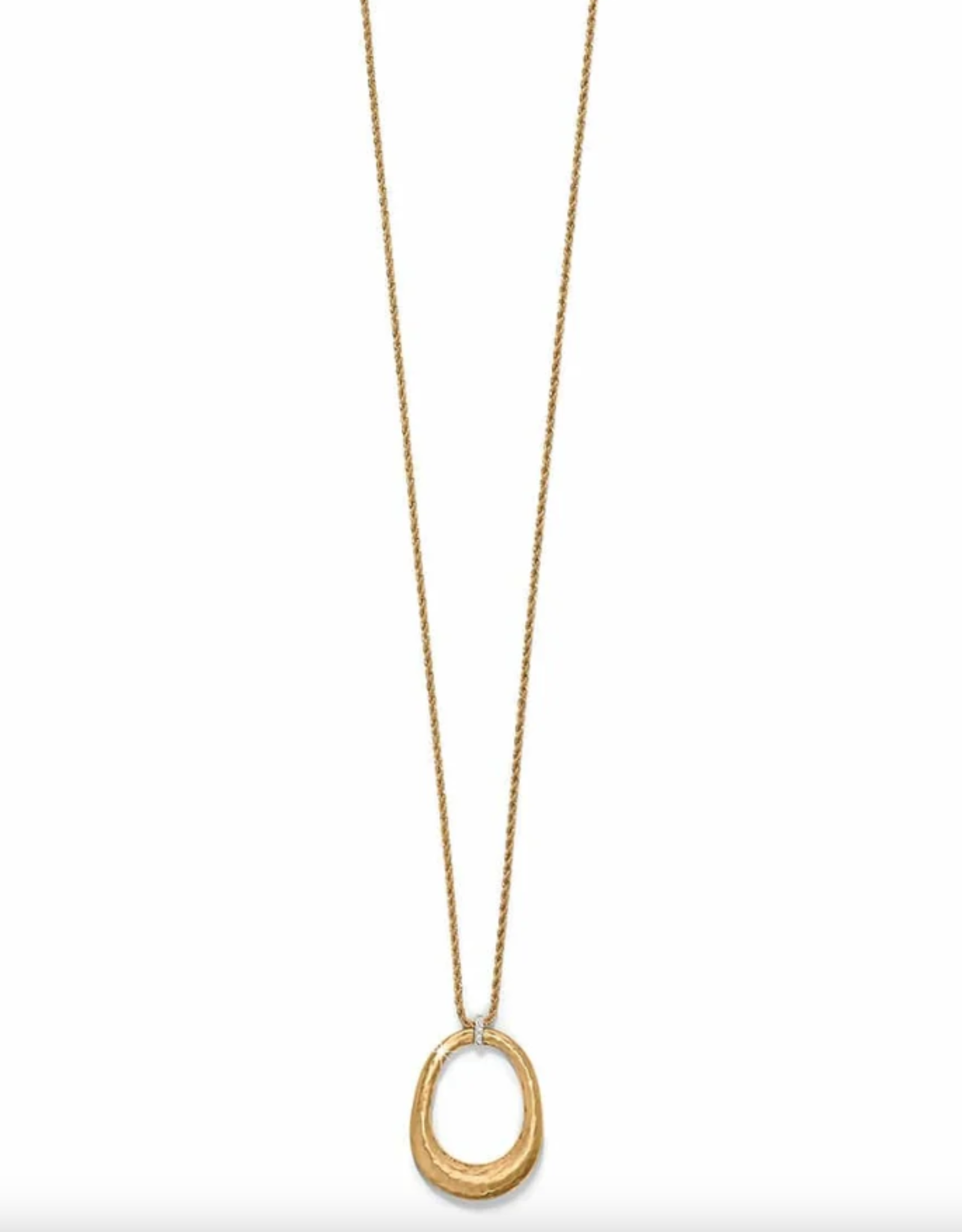 Meridian Geo Open Ring Pendant Necklace