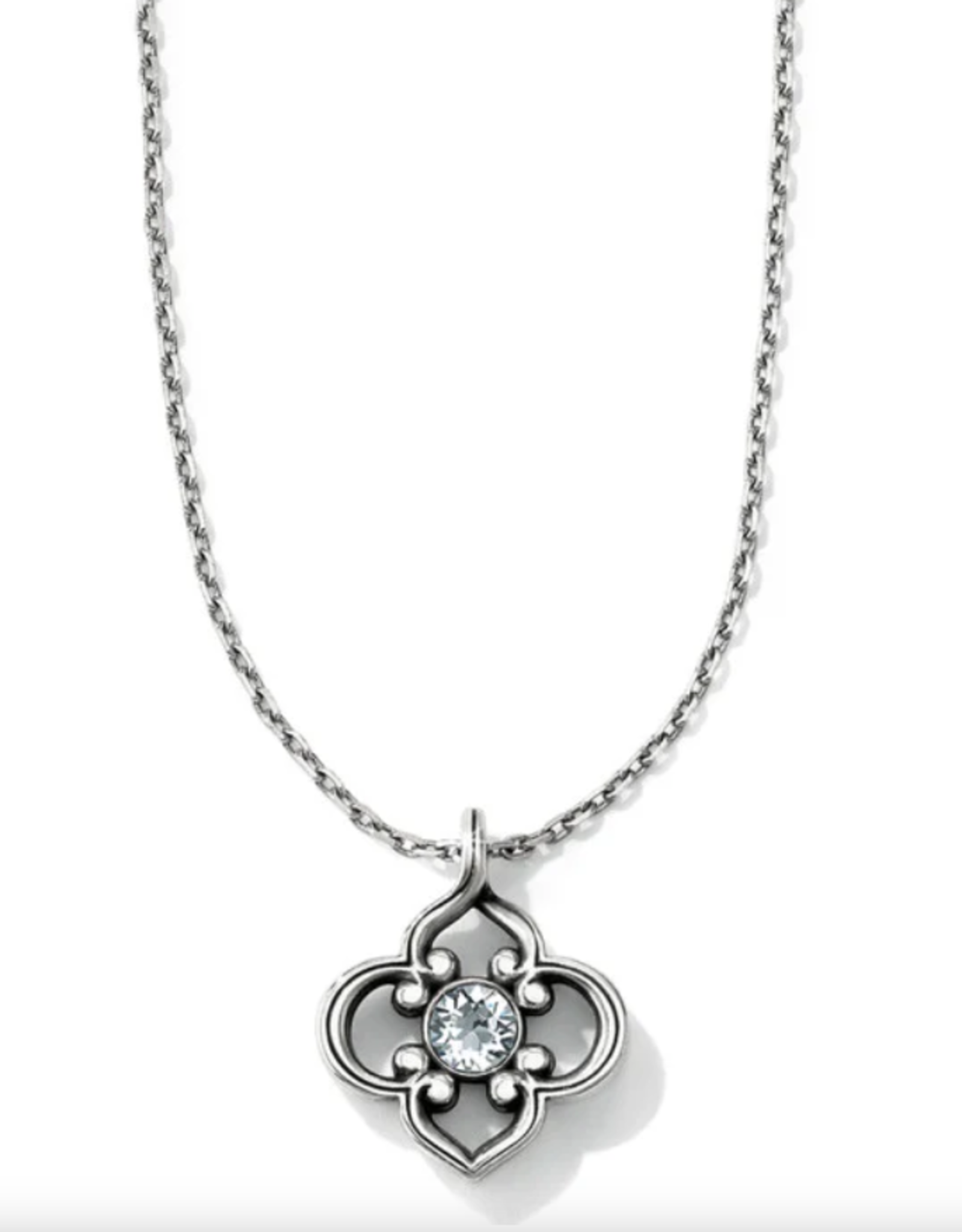 Silver/ Stone Toledo Mini Necklace
