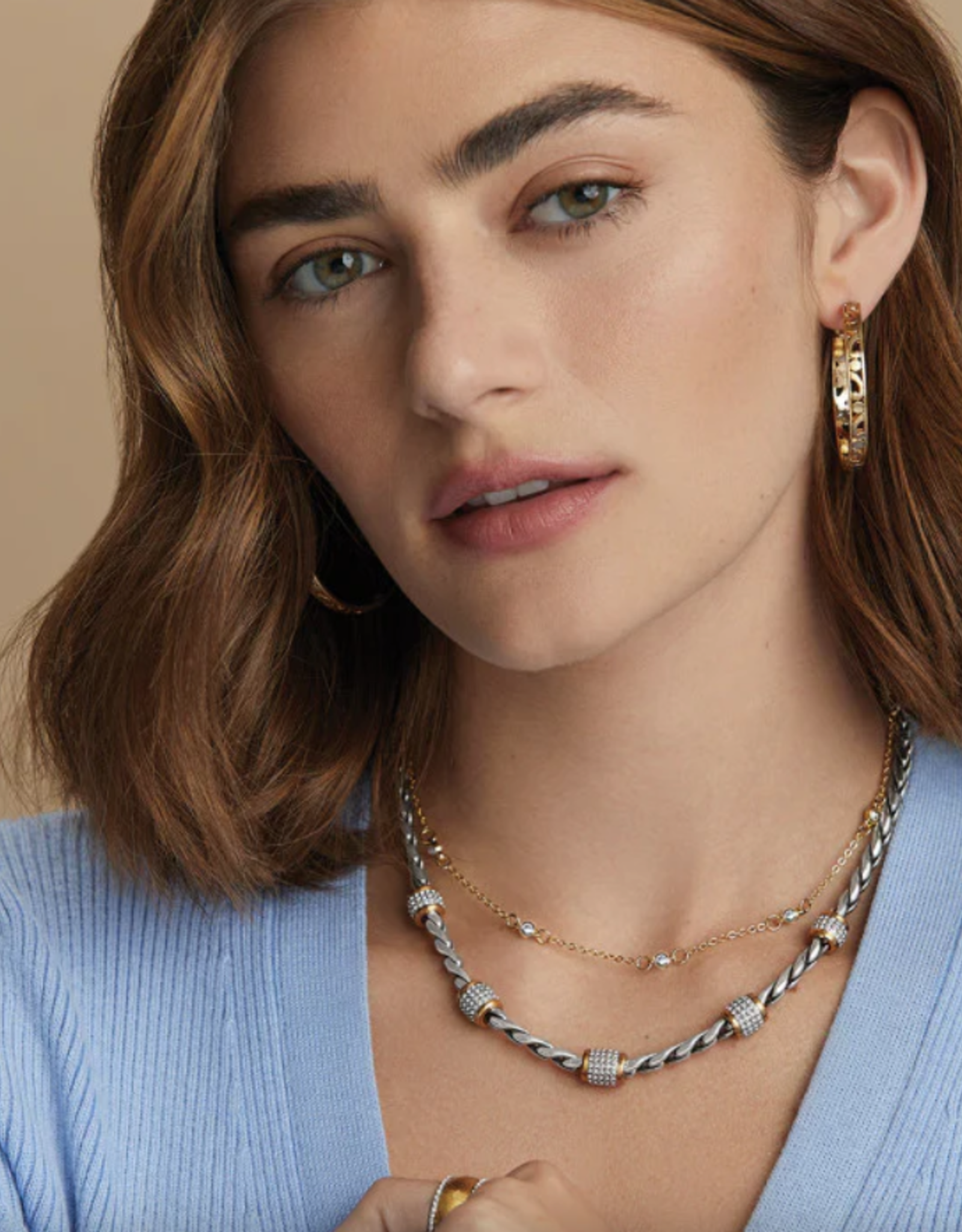 Meridian 2 Tone Necklace