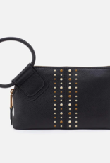 Sable Wristlet Pebbled Black